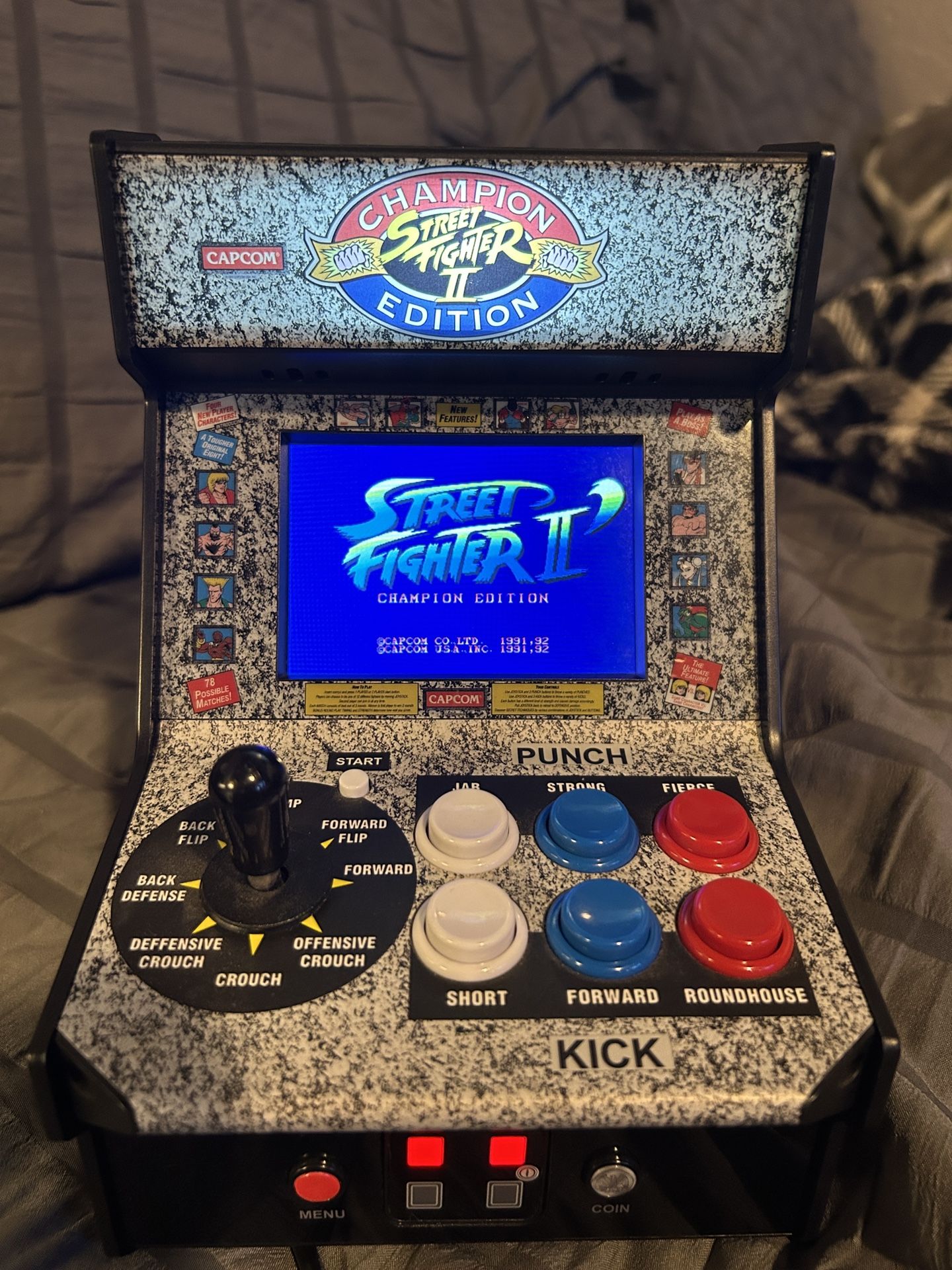 Street Fighter Champions Edition Mini Arcade