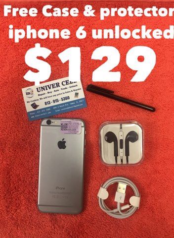 IPhone 6 16GB clean $129 With warranty and Accessories