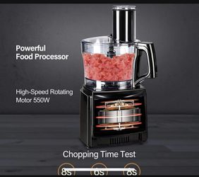 Hilax Food Processor Blender Combo, 8 in 1 Food Processor Smoothies Blender  Chopper Coffee Grinder Mixer, 2 Speed & Pulse Function for Blending Choppi  for Sale in Alta Loma, CA - OfferUp