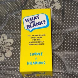 What The Blank? Board Game (Brand New)