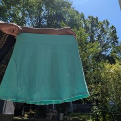 XL Women's tennis skirt in Seafoam Green