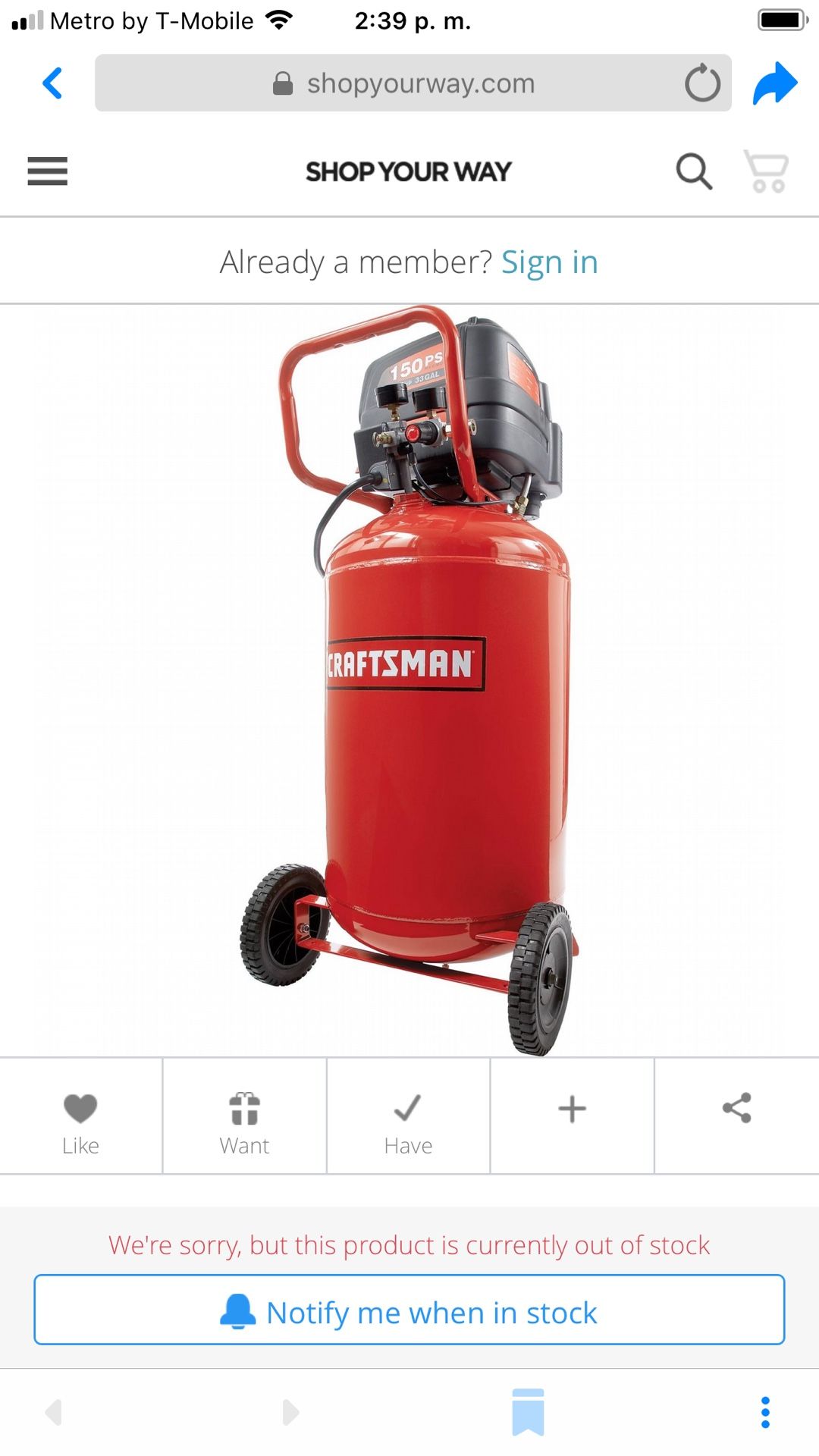 Air compressor