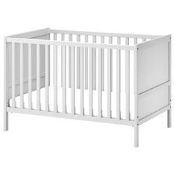 Ikea Crib SUNDVIK Gray