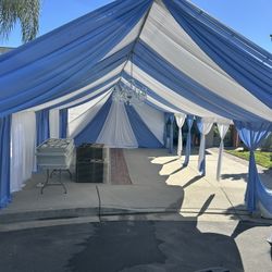 20x40 Canopy Draping Full Package 