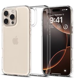 Spigen for iPhone 16 Pro Max Case, Ultra Hybrid [No Magnet Ring][Anti-Yellowing] - Crystal Clear