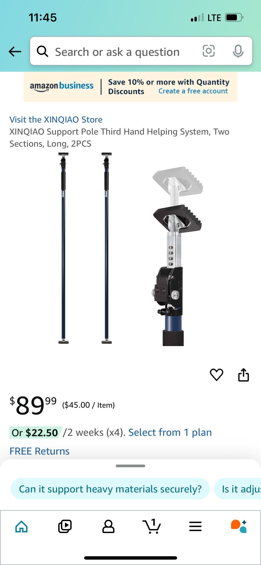 Quick Support Poles