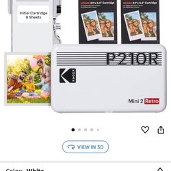 New! Photo printer and 68 extra sheets