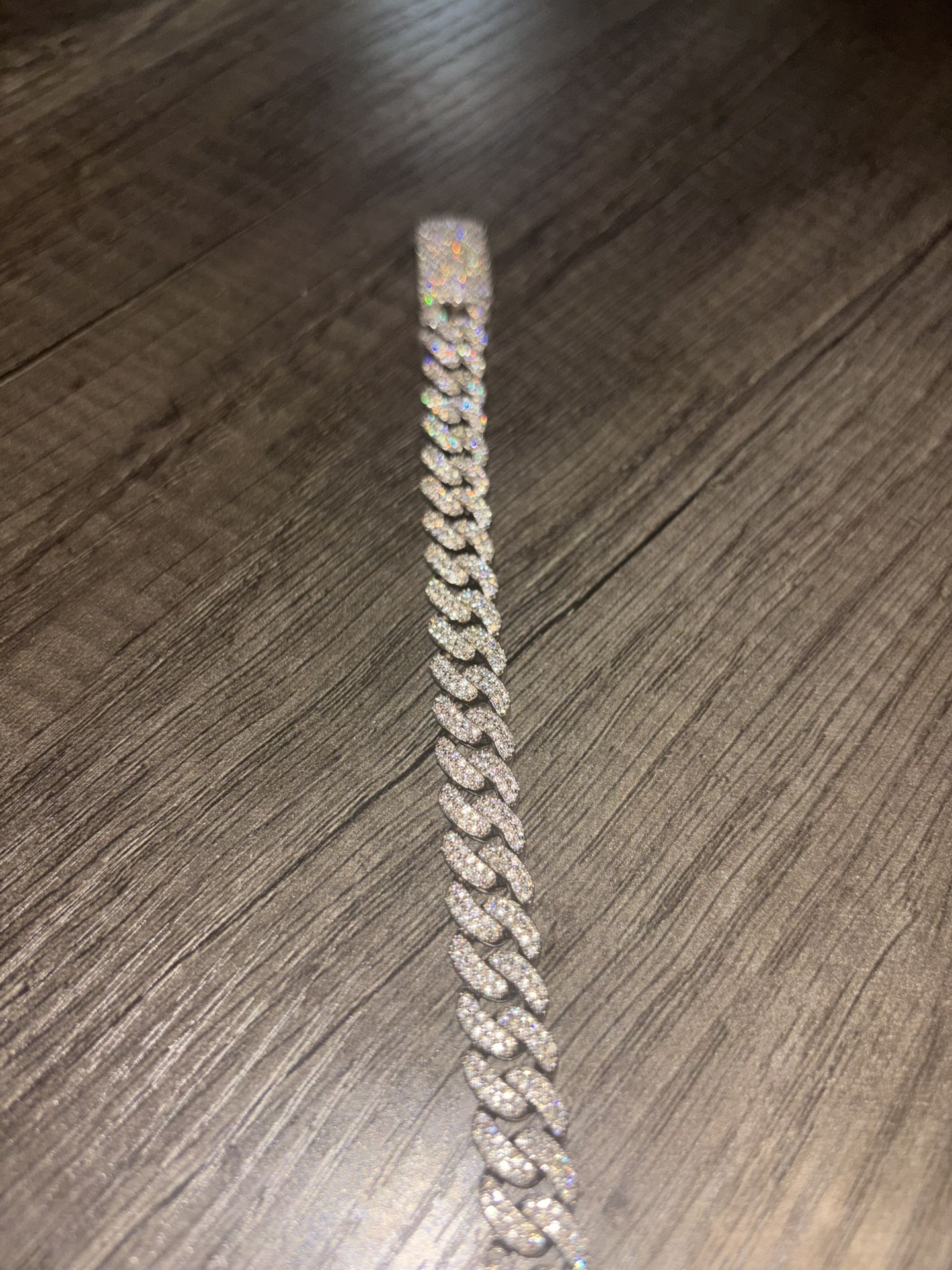 Diamond Moissanite 10mm 8inch