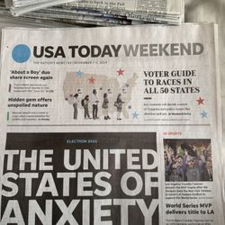 Dodgers World Series USA Today 11/1/24