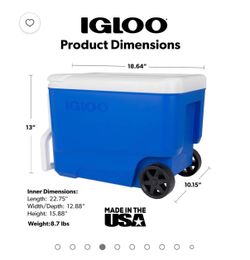 Igloo Rolling Cooler with Wheels