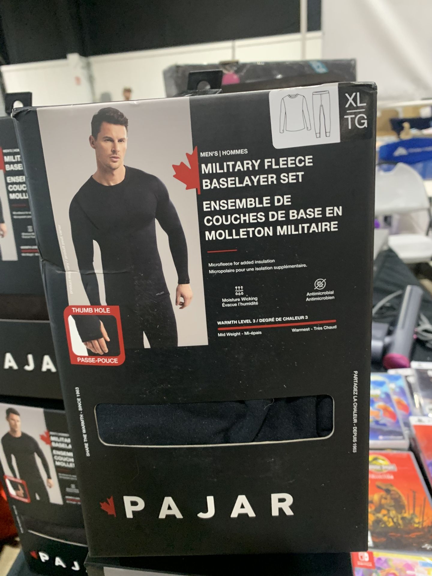 2 Pcs   Men under Fleece Set   SIZE ( S,M,L,XL) 