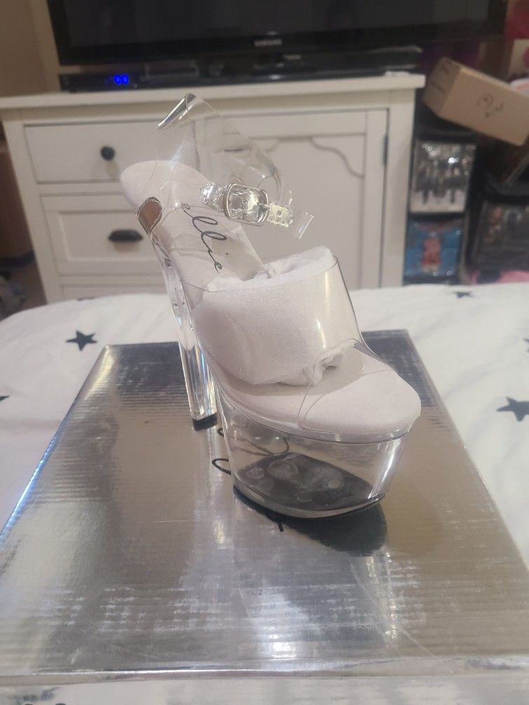 Clear Platform Stripper Dancing Heels
