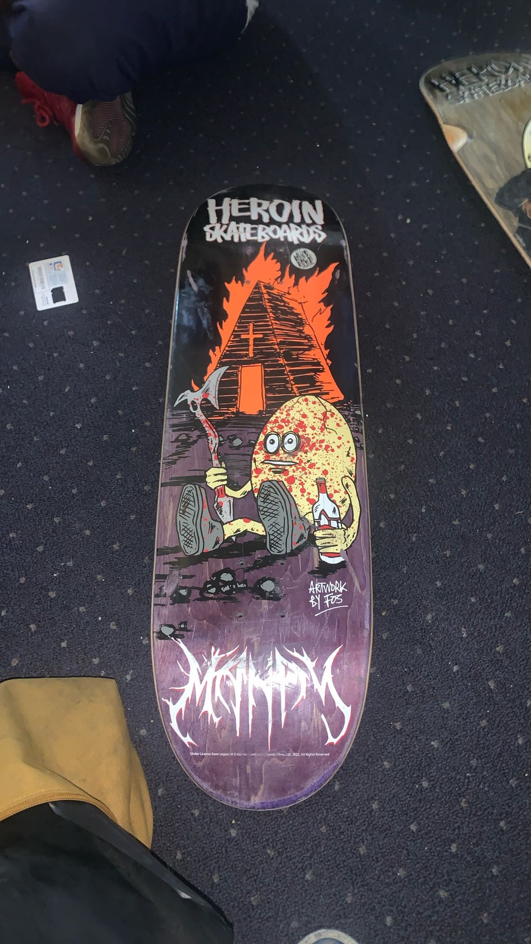 Heroin skateboard Deck