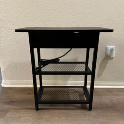 Home Storage Stand with Outlets