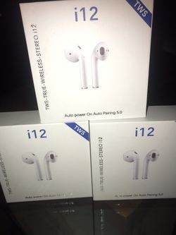 Original Wireless Earbuds i12 TWS AUTO PAIRING