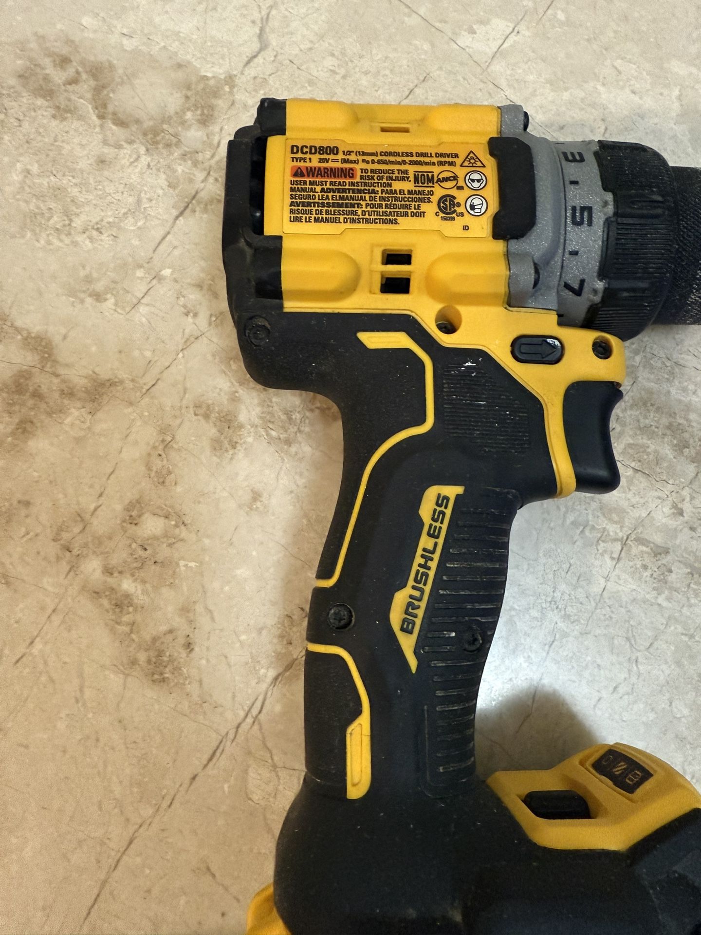 Dewalt 20v Brushless Drill (Tool Only)