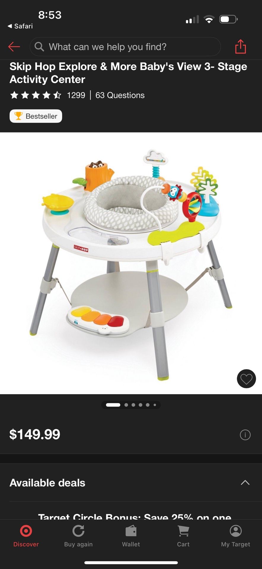 Skip Hop Activity Center 