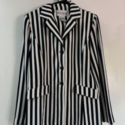 Danny & Nicole Womens Long Leaf Jacket Size 8