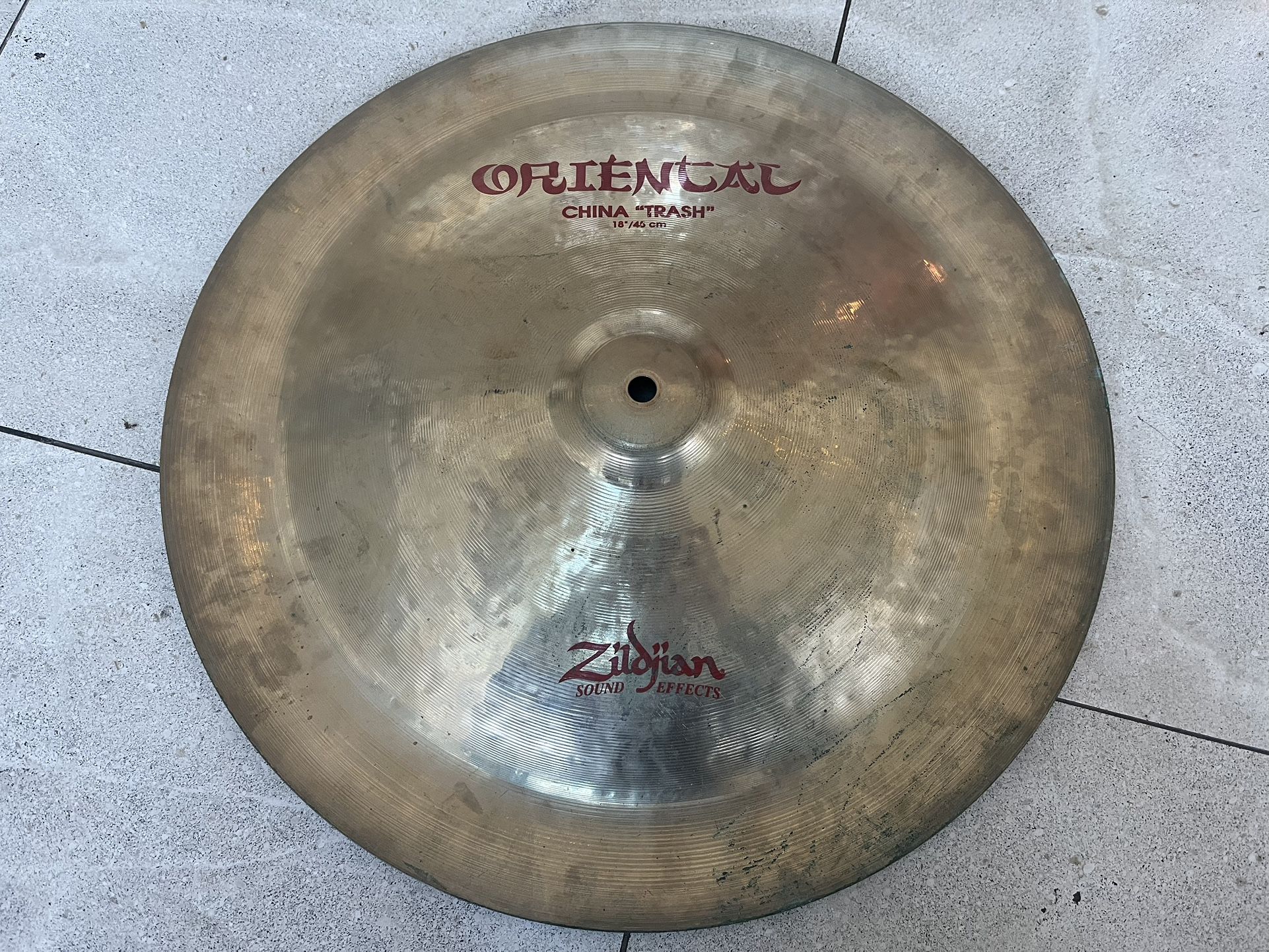 18” Zildjian Oriental China Crash Trash Cymbal!!!