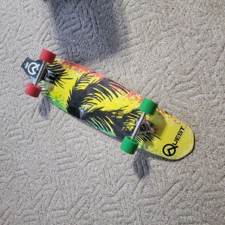 Brand New 36-in Quest Skateboard. Still With Tags And Plastic