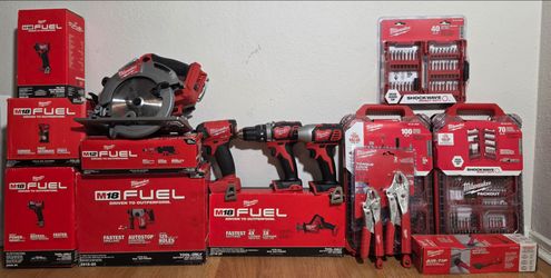 Milwaukee, Dewalt, Makita, Robin, Streamlight
