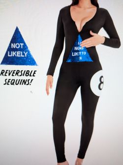 New Tipsy Elves Magic 8 Ball Costume Jumpsuit