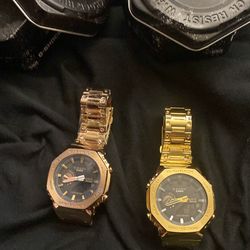G shock B2100 gold and rose gold 350rach obo