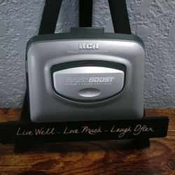 RCA RP-1820A Portable Cassette Tape Player BassBoost ■Retro ■Tested ■Works