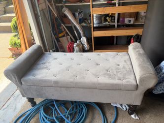 End of bed couch