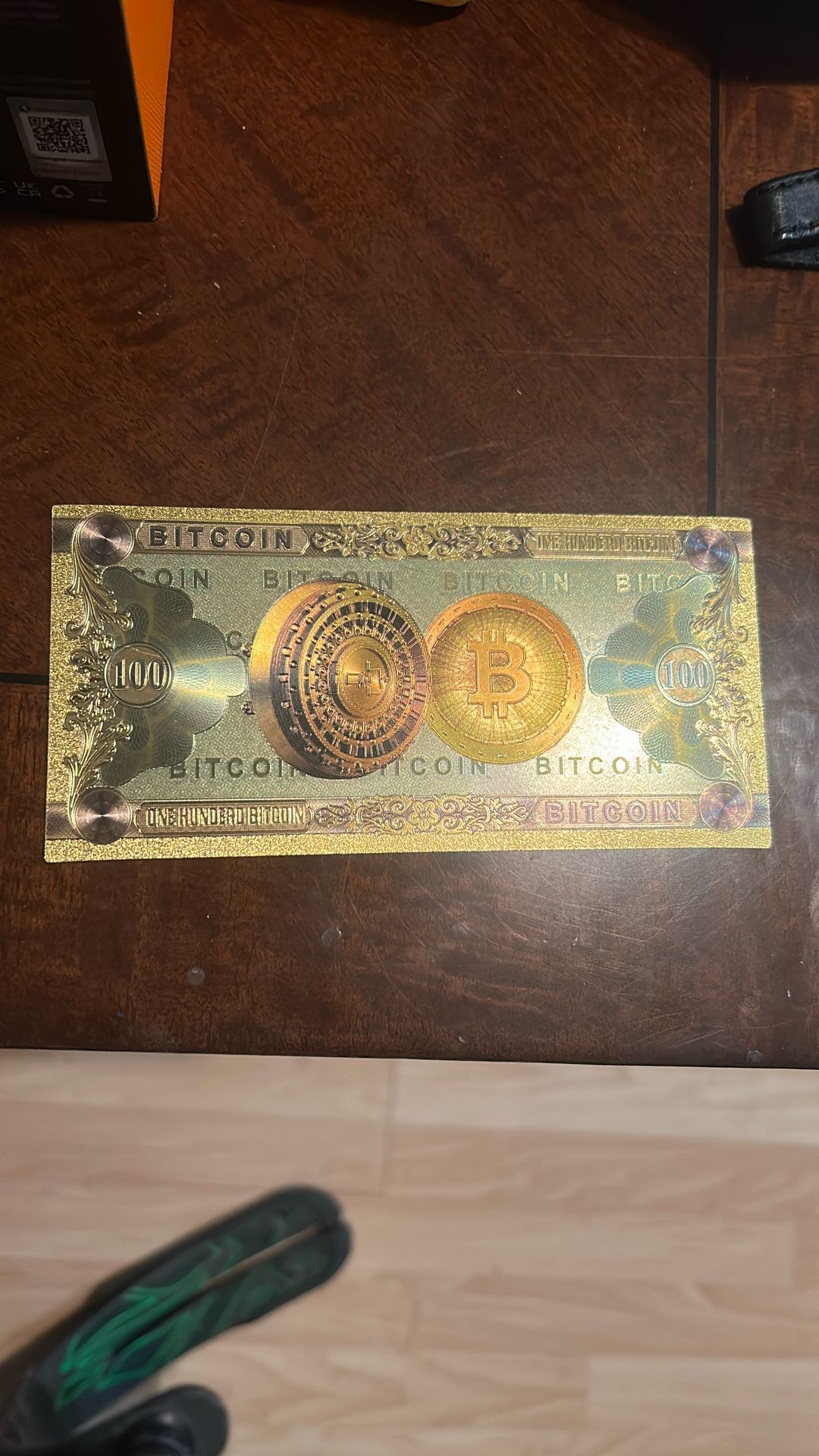 24k 100 Btc Bill