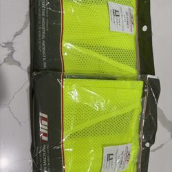 Two Safety Vests With One Pocket-Brand new