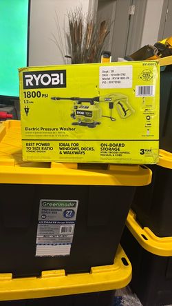 Ryobi 1800 psi 1.2 Electric Pressure Washer