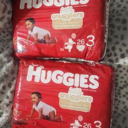 Huggies Little Snugglers Size 3 , 52 Diapers .pick Up Palmdale,ca