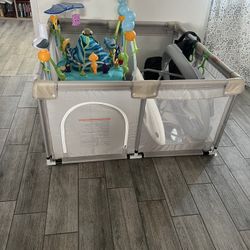 Grey Play Pen