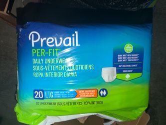 * Unopened Adult Diapers – Large Size, 6 Packs