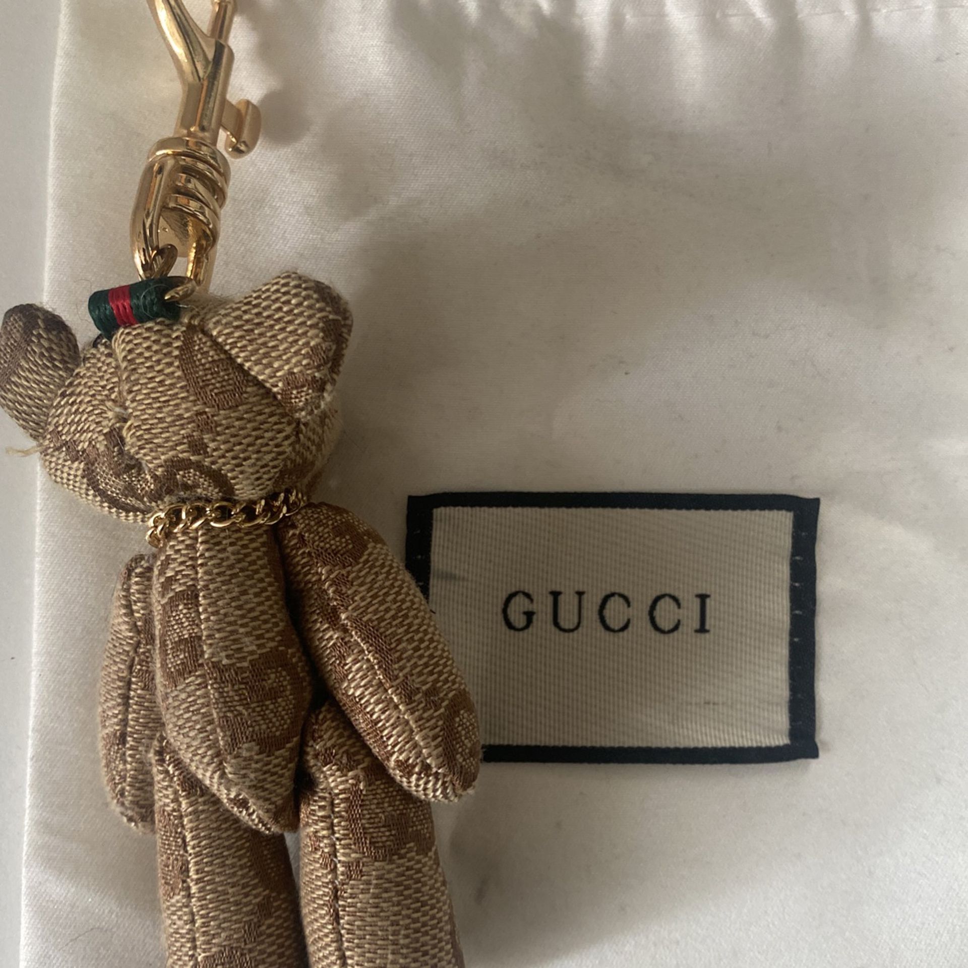 GUCCI Teddy Bear Keychain with Box for Sale in El Cerrito, CA - OfferUp