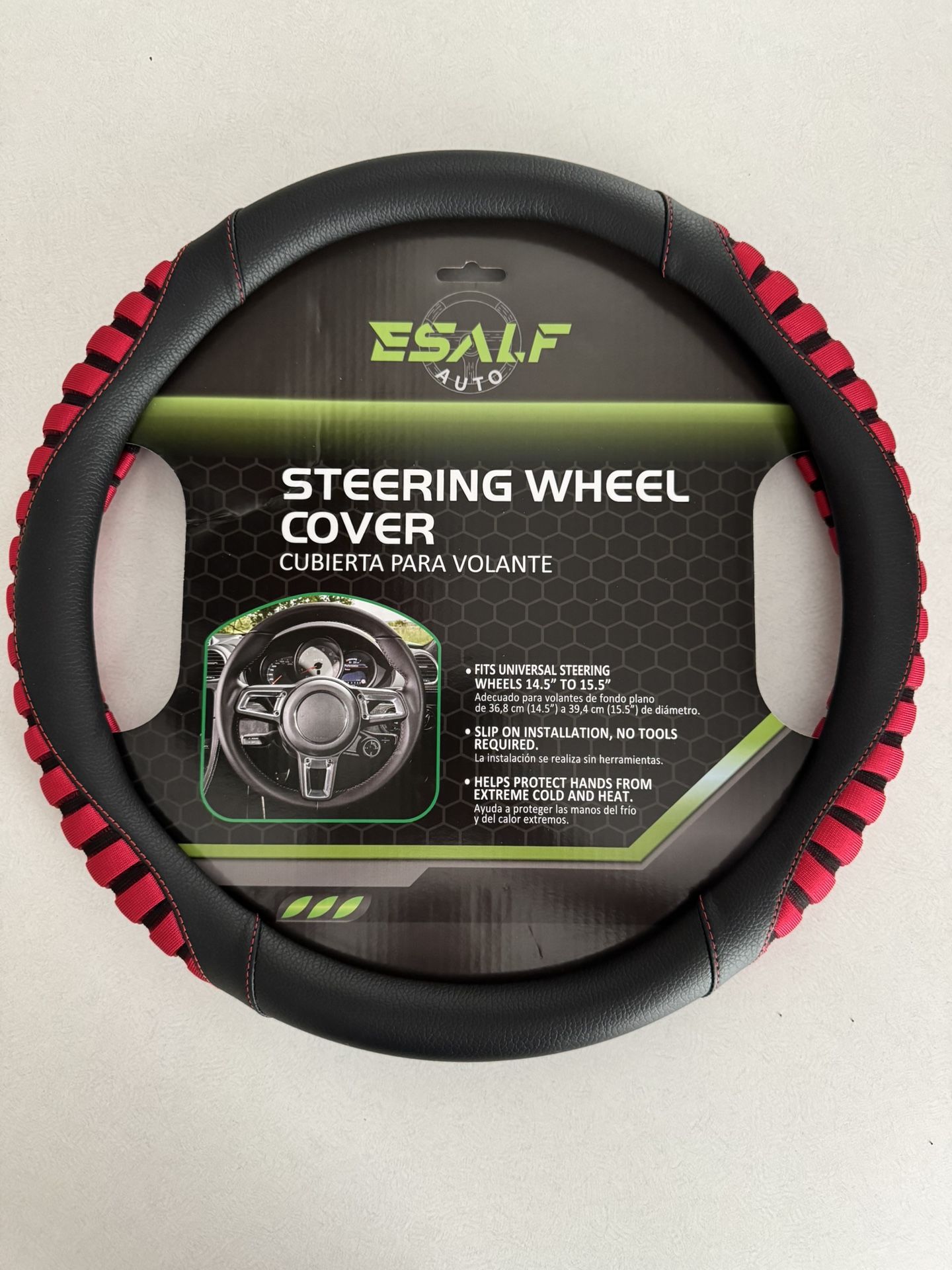 Steering wheel cover