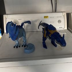 Dinasours with remote & one that shoots pods