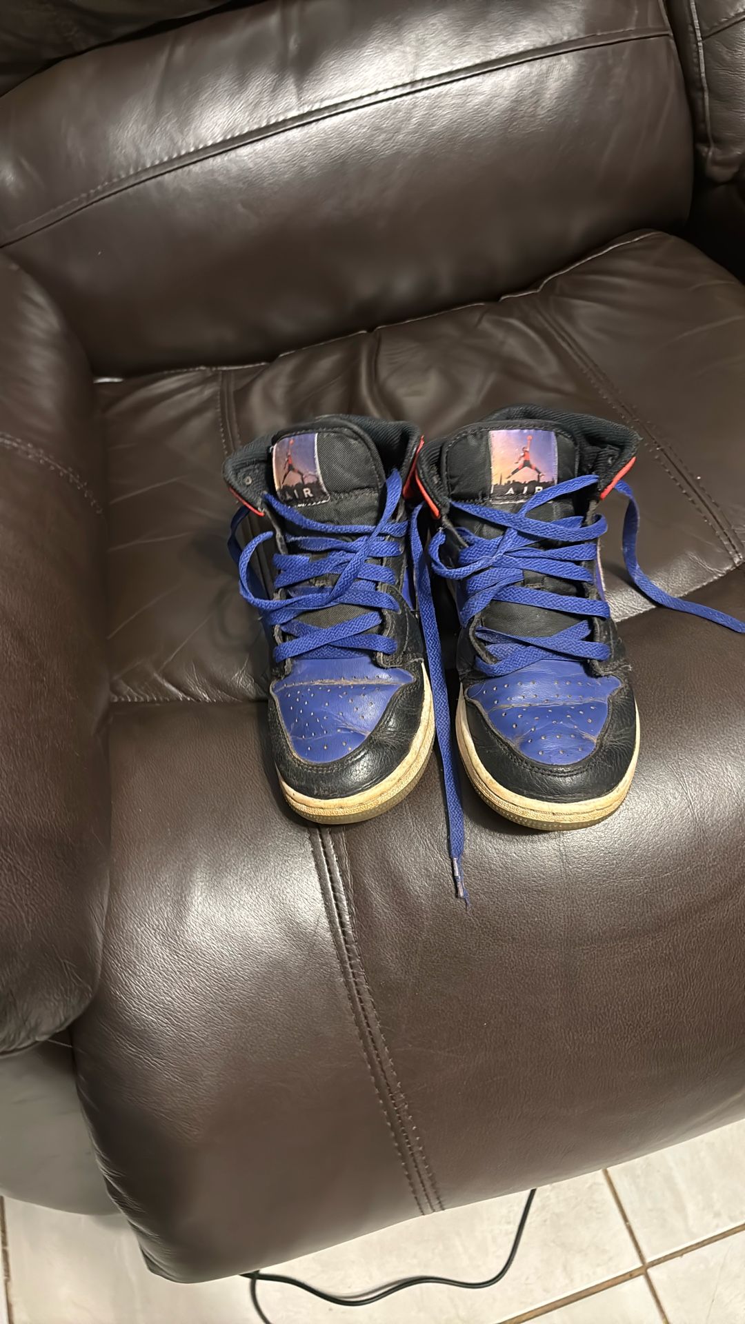 Nike Air Jordan 1 Mid SS (GS) 'Skyline'