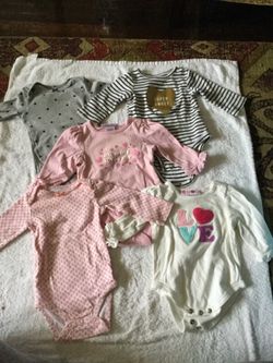 Girls long sleeve onesies