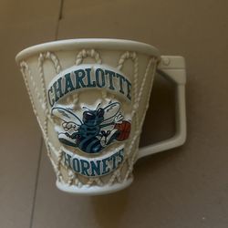Charlotte Hornets Coffee Mug Vintage Hoop Mug Unique Hard To Find NBA