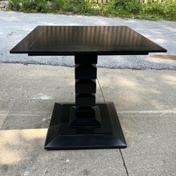 Black Wood Deco Table