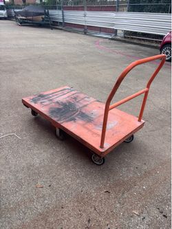 Flat platform cart