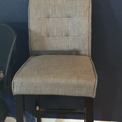 Pair Of Gray Bar Stools