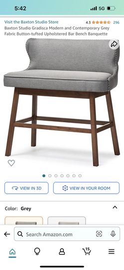 New Assembled Bench Barstool