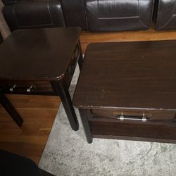 Brown living Room Table set