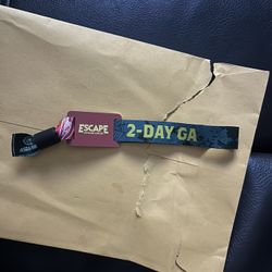 2 Day Pass Escape $250