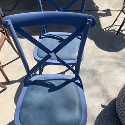 Blue chairs 