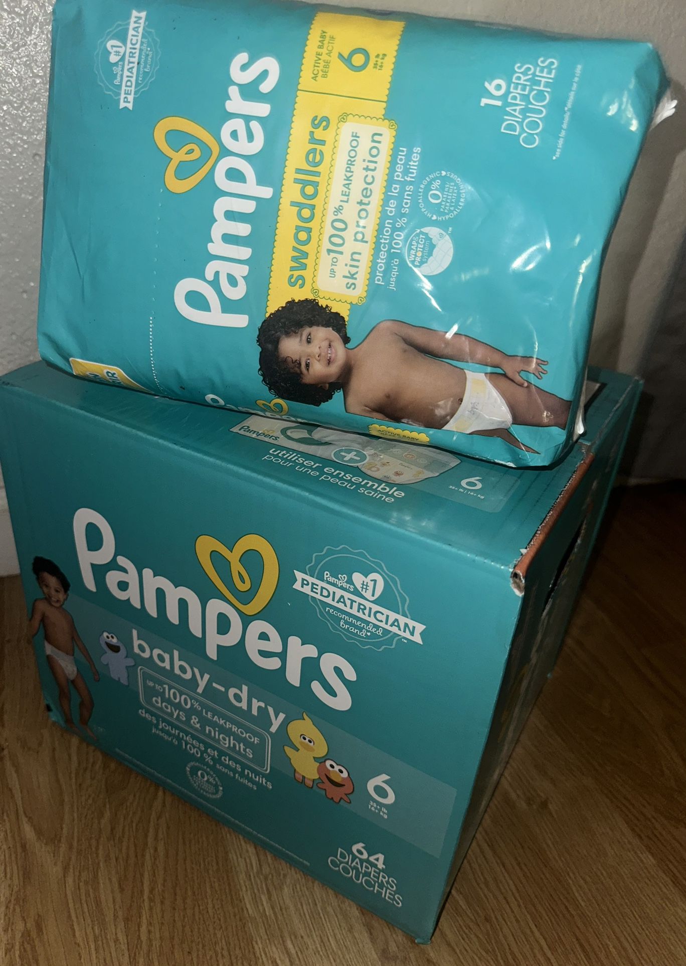 PAMPERS SIZE 6 