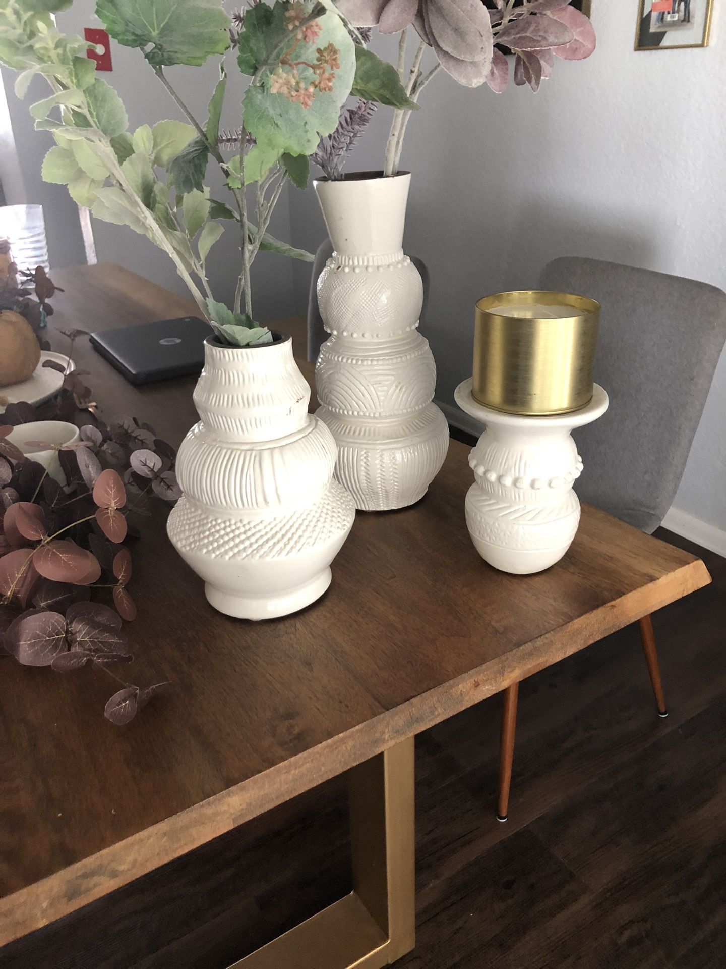 Vase and candle holder